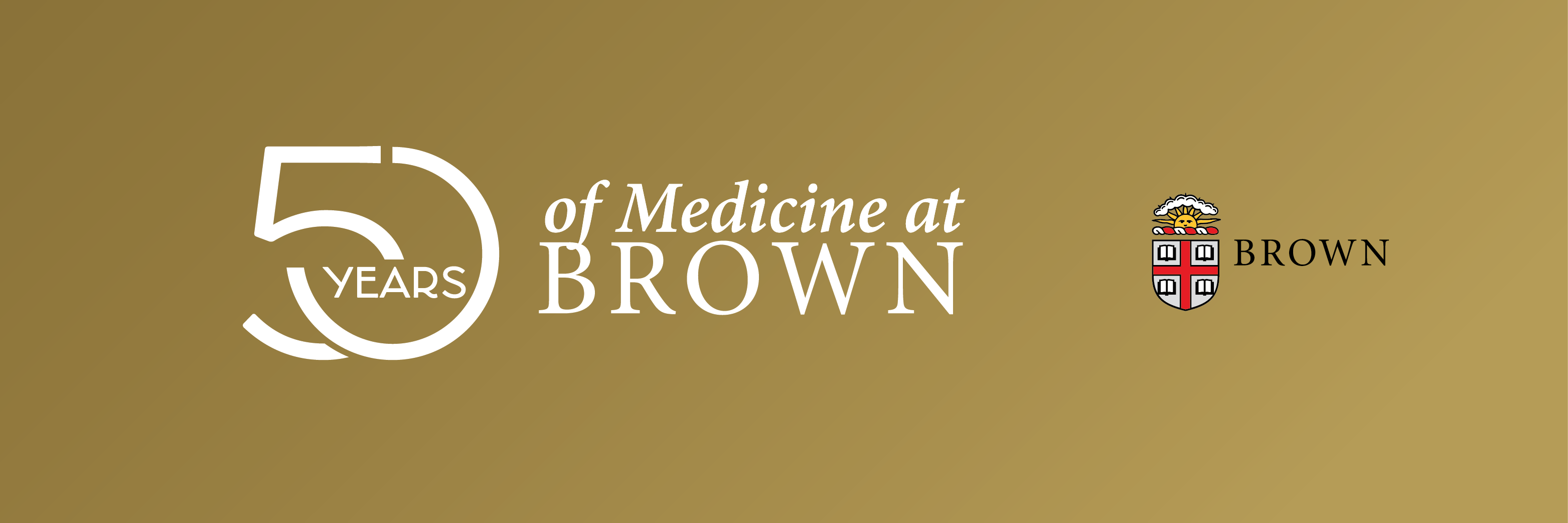 Brown 50 years of medicine Twitter cover