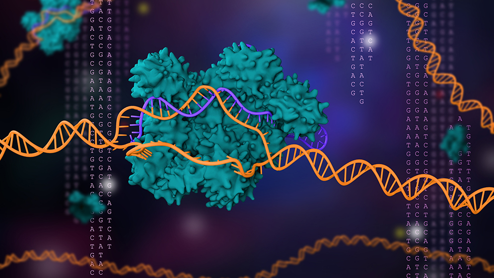 illustration of DNA strands